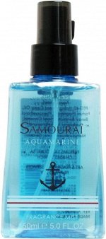SAMOURAI Aquamarine Fragnance Mist - парфюмированный мист для тела