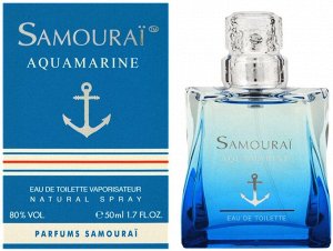 SAMOURAI Aquamarine Eau de Toilette - туалетная вода с классическим морским ароматом
