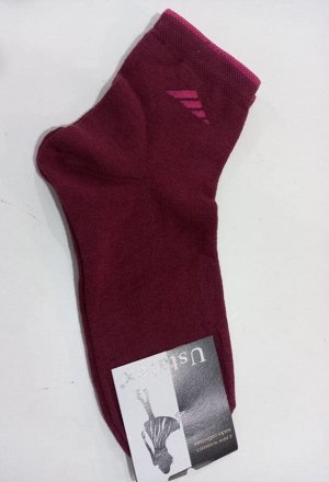 Арт. 2С15 Спортивные женские носки/цвет бордо