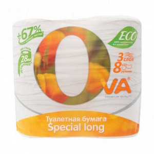 Туалетная бумага, OVA, 8 рулонов