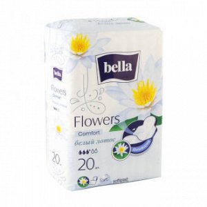 Гигиенические прокладки, Bella, Flowers Comfort, 20 шт., в ассортименте