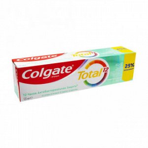 Зубная паста "Total", Colgate, 125 мл, в ассортименте