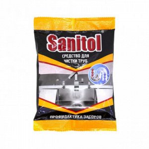 Средство для чистки труб Sanitol, 90 гр