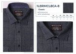 1LBRMCL8CA-8 Сорочка мужск. кашемир дл. рукав, BROSTEM
