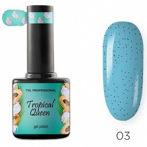 Гель-лак TNL Tropical queen №03 - голубая малина 10 мл