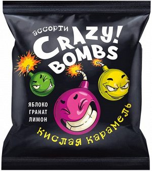 Карамель кислая Crazy bombs!, 90г