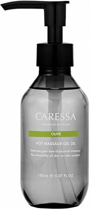 TENGA Caressa - согревающее массажное масло с оливковым ароматом
