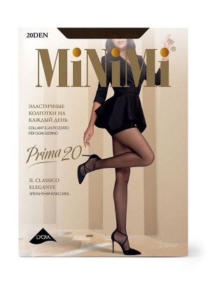 PRIMA 20 (MINIMI) /10/100/  эластичные колготки с усиленными шортиками