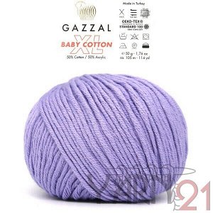 Baby cotton XL №3420 лаванда