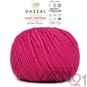 Baby cotton XL №3415 малина
