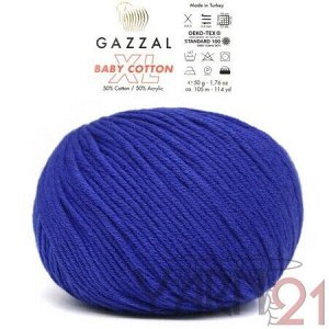 Baby cotton XL №3421 василек