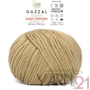Baby cotton XL №3424 бежевый