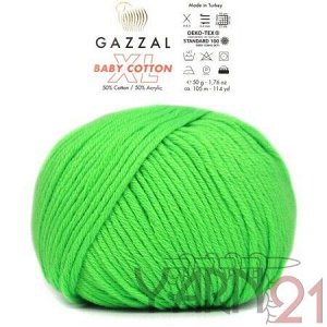 Baby cotton XL №3427 салатовый