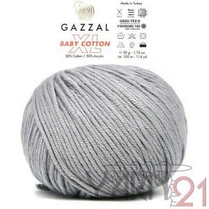 Baby cotton XL №3430 серый