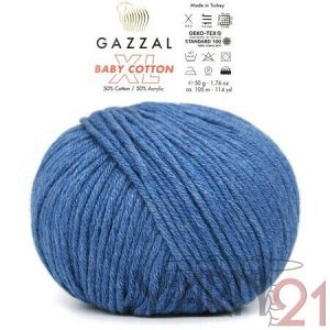 Baby cotton XL №3431 темный джинс