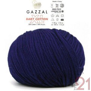 Baby cotton XL №3438 темно-синий