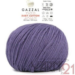 Baby cotton XL №3440 фиолетовый