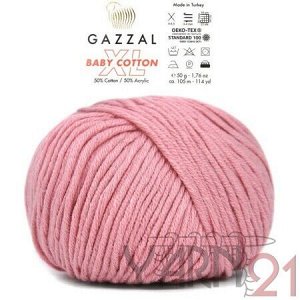 Baby cotton XL №3444 пудра