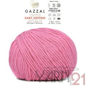Baby cotton XL №3468 розовый