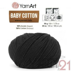 Baby cotton №460 черный