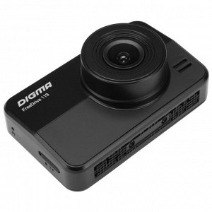 Видеорегистратор Digma FreeDrive 119, дисплей IPS 2,2" 1920x1080, 2 камеры, угол 140°