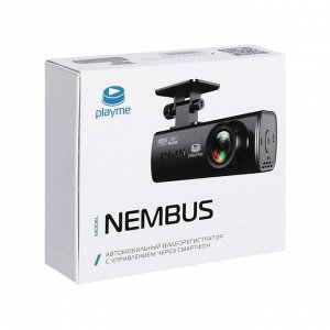 Видеорегистратор Playme Nembus обзор 142°, Full HD, Wi-Fi управление со смартфона