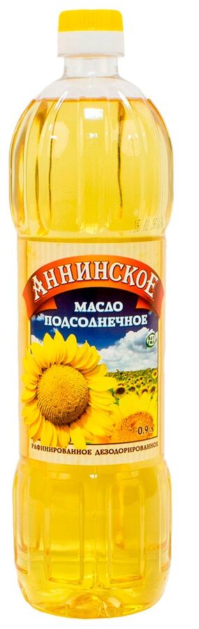 Масло Аннинское подс. 0,9л. (1х15)(#9) Россия (шк. 2678)