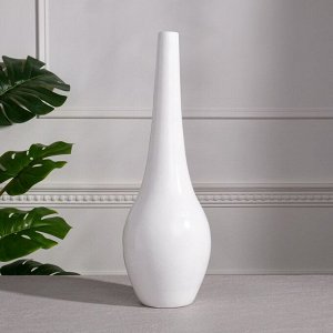 Набор ваз керамических "Мирта", цвет белый, 48.5/38.5/ 21.5 см