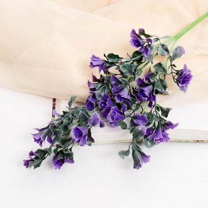 Цветы искусственные "Колокольчик сибирский" 45 см, фиолетовый