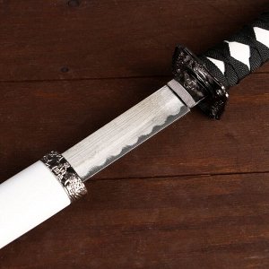 Сувенирное оружие «Катана на подставке», белые ножны