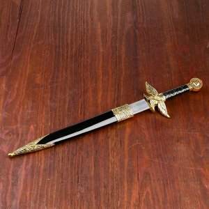 СИМА-ЛЕНД Сув-ое оружие кортик ножны металл золотой орел в виде упора рукояти огранка на ножнах 39 см