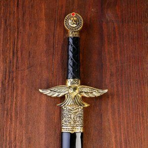 Сув-ое оружие кортик ножны металл золотой орел в виде упора рукояти огранка на ножнах 39 см