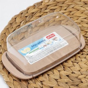 Маслёнка phibo «Классика», с мерной шкалой, пластик, 18?9.5?6.5 см, МИКС