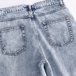 Женские широкие джинсы, принт &quot;Гуфи&quot;