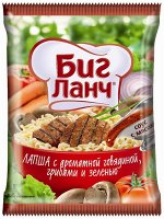 Лапша б/п &quot;БИГ ЛАНЧ&quot; 75 г. говяд./гриб/зел