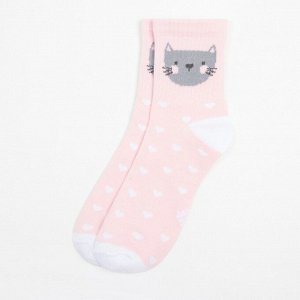 Носки детские KAFTAN «Котик», цвет розовый