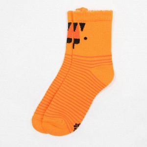 Носки детские KAFTAN «Тигр», размер 16-18, цвет оранжевый
