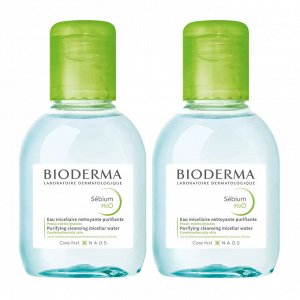 Биодерма Мицеллярная вода для жирной и проблемной кожи, 2х100 мл (Bioderma, Sebium)