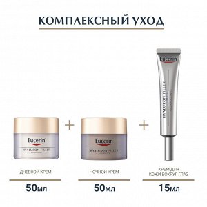 Эуцерин Крем для ночного ухода за кожей, 50 мл (Eucerin, Hyaluron-Filler + Elasticity)