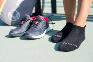 Носки для тенниса с низкой манжетой rs 500 черные 3 пары