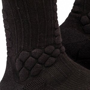 Носки для скейта приподнятые черные SOCKS 500