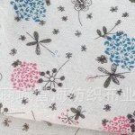 Ткань полулен с рисунком
