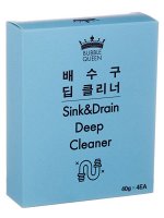 Средство для очистки унитазов, раковин, душевых кабин и сливов, бытовая химия BUBBLE QUEEN   Sink &amp; Drain Deep Cleaner