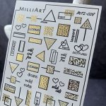 Слайдер-дизайн MilliArt Nails Металл MTL-028