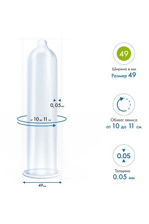 Презервативы  "MY.SIZE" №10 размер 49 (ширина 49mm)