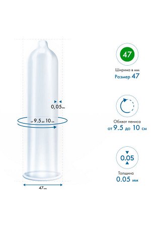 Презервативы My.Size, латекс, 16 см, 4,7 см, 10 шт.