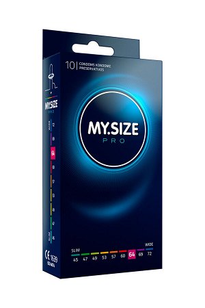 Презервативы  "MY.SIZE" №10 размер 64 (ширина 64mm)