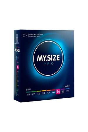 Презервативы  "MY.SIZE" №3 размер 64 (ширина 64mm)