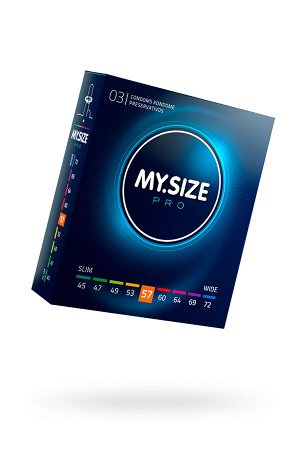 Презервативы  "MY.SIZE" №3 размер 57 (ширина 57mm)