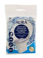 Покрытие на сидение унитаза Aura Одноразовое 10 шт.